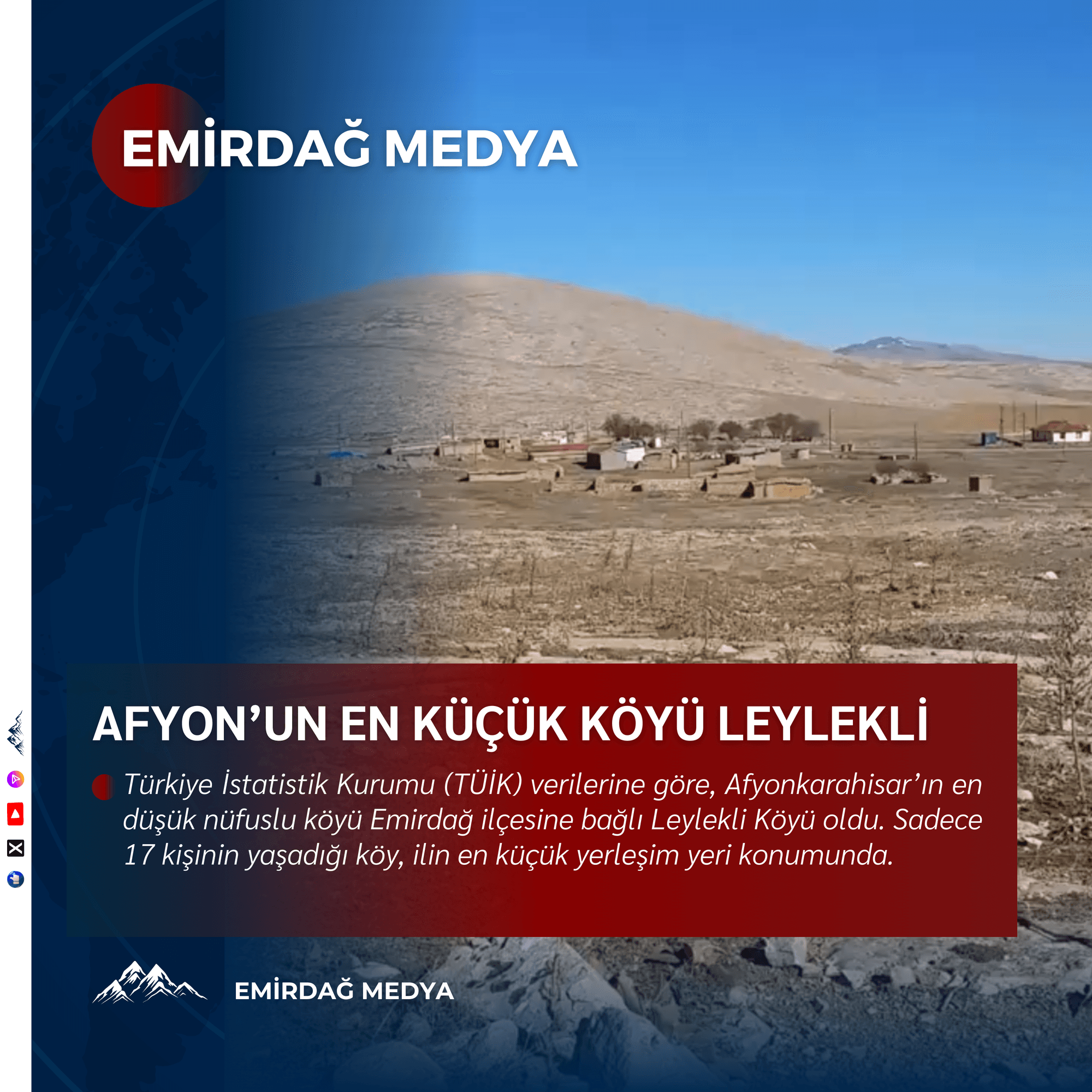 Afyonkarahisar’ın En Küçük ve En Büyük Köyleri Belli Oldu