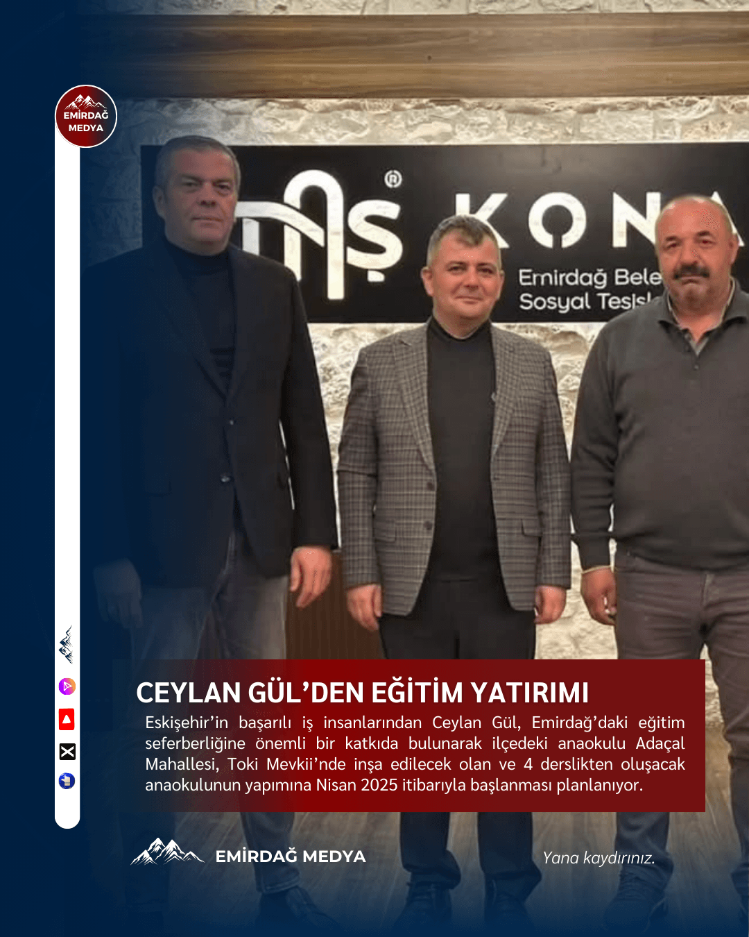 Ceylan Gül’den Emirdağ’a Eğitim Yatırımı